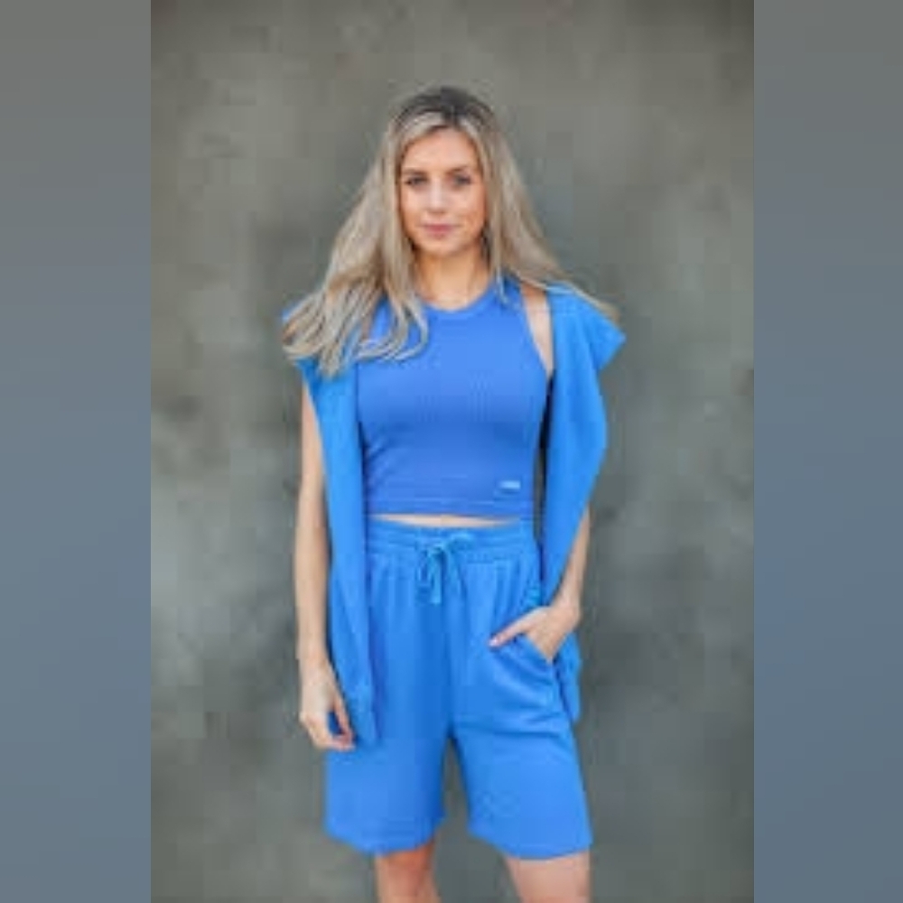 NUX Terry Boyfried Short Blue